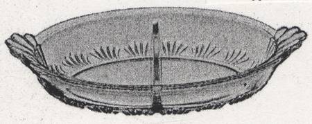 Imperial Tiara 9" Oval 2 Part Relish