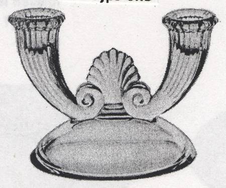 Imperial Tiara Double Light Candlestick