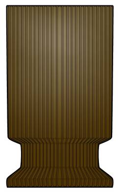 Linear Brown by Imperial Glass-Ohio