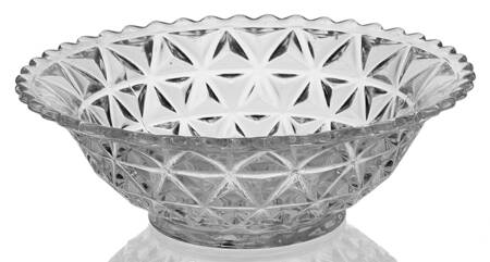 Mt. Vernon Clear (Crisscross Diamonds) 8" Round Bowl