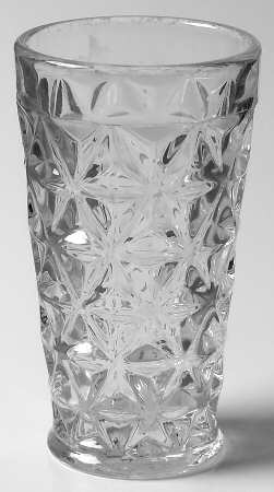 Mt. Vernon Clear (Crisscross Diamonds) Flat Juice Glass