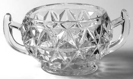 Mt. Vernon Clear (Crisscross Diamonds) Sugar-Open