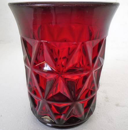 Mt. Vernon Red Flat Tumbler