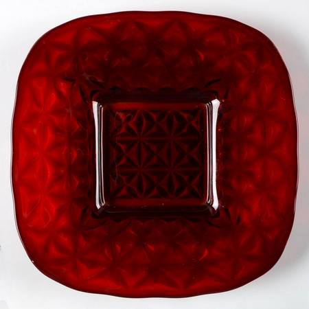 Mt. Vernon Red Pickle Dish