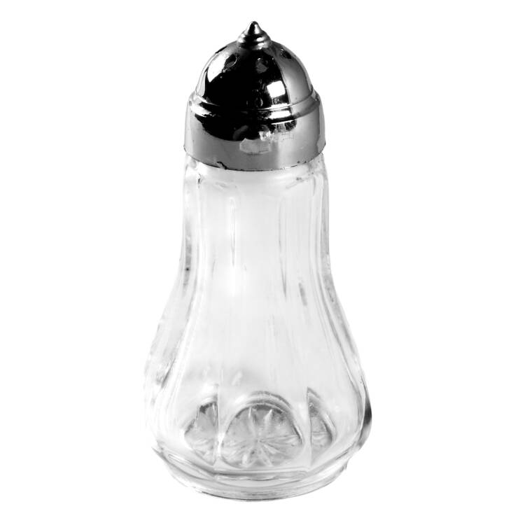 Old Williamsburg Clear Shaker & Plastic Lid