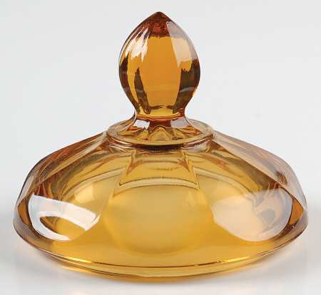 Old Williamsburg Amber Lid for Sugar Bowl