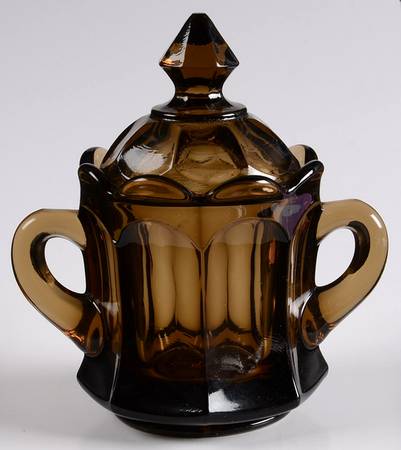 Old Williamsburg Brown Sugar Bowl & Lid