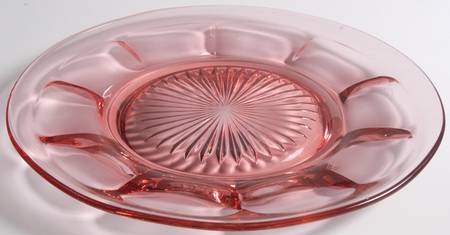 Old Williamsburg Dark (Azalea Pink) Luncheon Plate