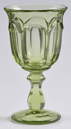 Old Williamsburg Verde Green Wine Glass by Imperial Glass-Ohio