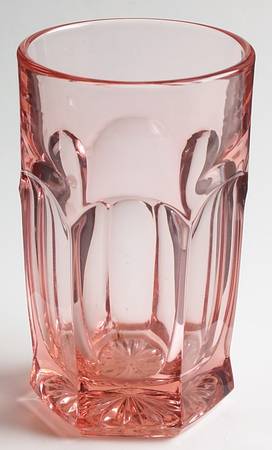 Old Williamsburg Light Pink Flat Tumbler
