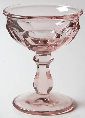 Old Williamsburg Light Pink Champagne/Tall Sherbet