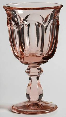 Old Williamsburg Peach Wine Glass