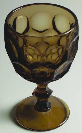 Provincial Brown Tall Water Goblet
