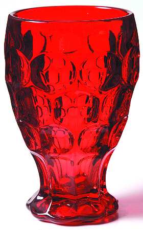 Provincial Medium Ruby 12 Oz Footed Tumbler