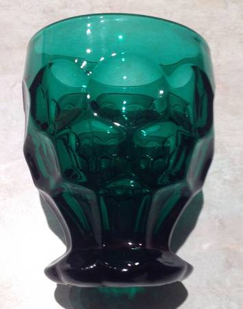 Provincial Stiegel Green 9 Oz Footed Tumbler