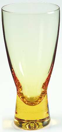 Reflection Yellow Wine Glass