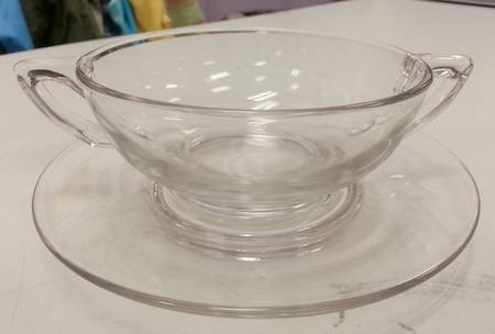 Revere Cream Soup & Saucer Set
