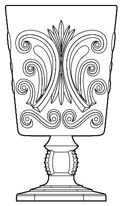 Scroll Clear by Imperial Glass-Ohio