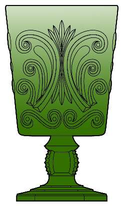 Scroll Verde Green