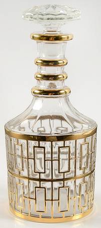 Shoji Gold Decanter & Stopper