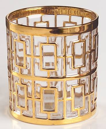 Shoji Gold On the Rocks Glass