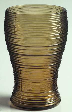 Spun Amber by Imperial Glass-Ohio
