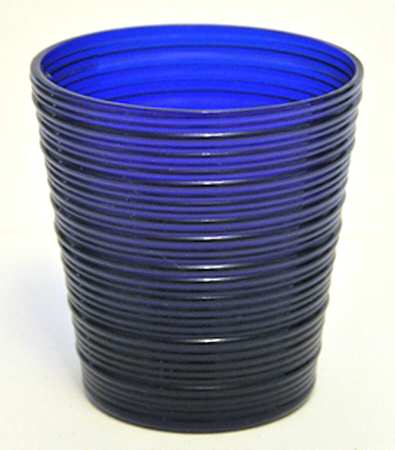 Spun Cobalt Blue 5 Oz Flat Tumbler