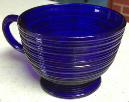 Spun Cobalt Blue Cup Only