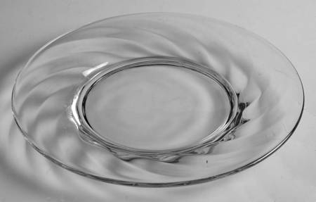 Twist Clear (No Trim) Salad Plate
