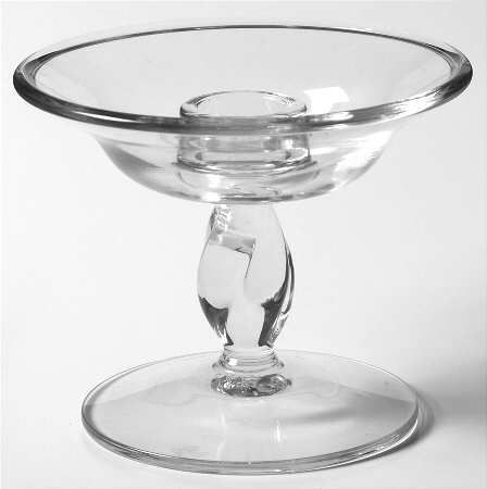 Twist Clear (No Trim) Single Light Candlestick