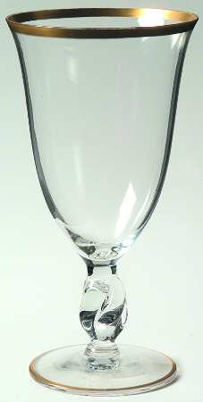 Twist Clear (Gold Trim) Iced Tea