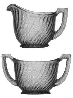 Twisted Optic Blue Creamer