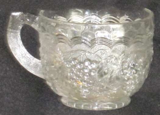 Vintage Grape Clear Punch Cup
