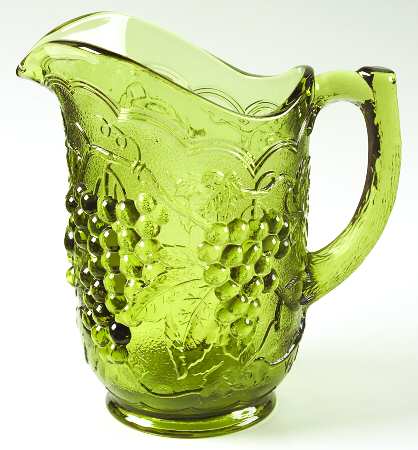 Vintage Grape Verde Green Pitcher