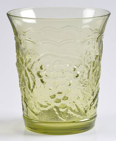 Vintage Grape Verde Green 10 Oz Flat Tumbler