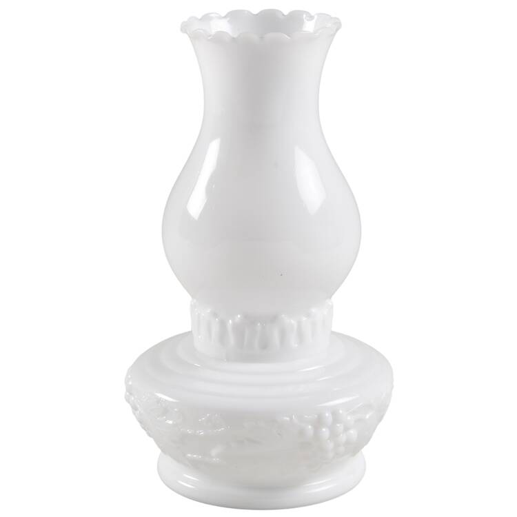 Vintage Grape Milk Glass Flower Vase