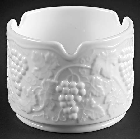 Vintage Grape Milk Glass (3 Section) Ivy Tower Bowl