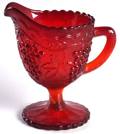 Vintage Grape Ruby Creamer
