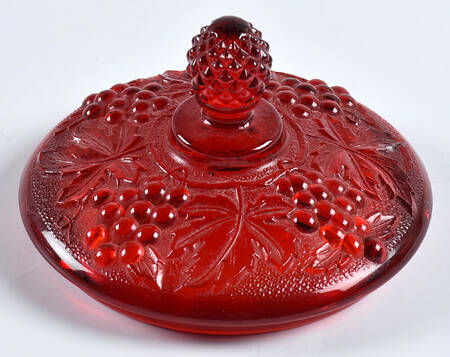 Vintage Grape Ruby Lid for Jar