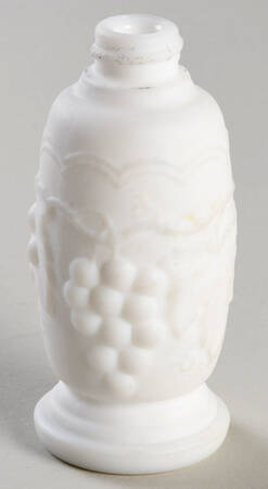 Vintage Grape Satin (Doeskin) Footed Shaker No Metal Lid