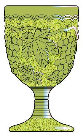 Vintage Carnival (Green) by Imperial Glass-Ohio