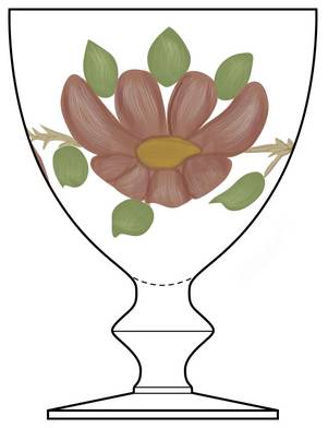 Western Rose by Imperial Glass-Ohio