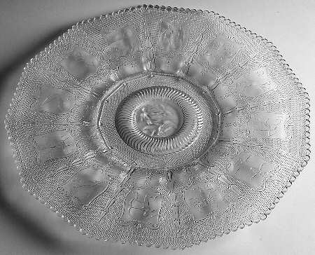 Zodiac Clear Torte Plate