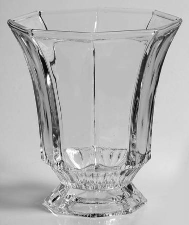 Octagonal Clear 11 Oz Footed Tumbler