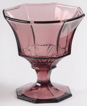 Octagonal Amethyst Champagne/Tall Sherbet