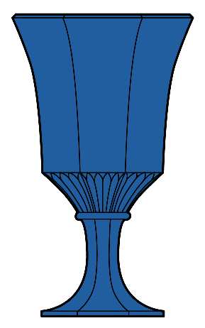 Octagonal Blue