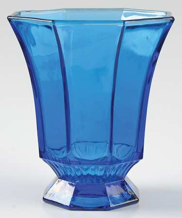 Octagonal Blue Footed Tumbler