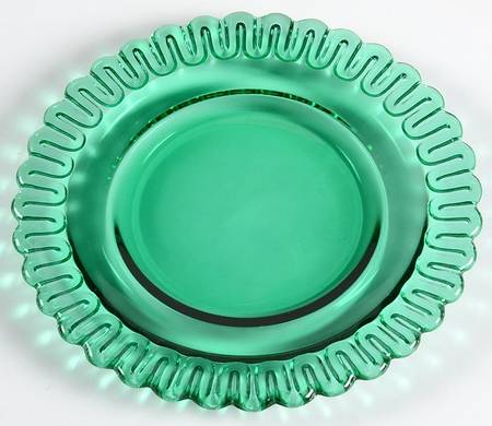 Christmas Candy Teal Bread & Butter Plate