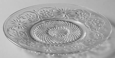 Daisy Clear Bread & Butter Plate