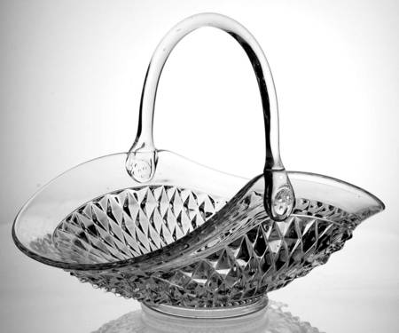 Diamond Point Clear 10" Basket